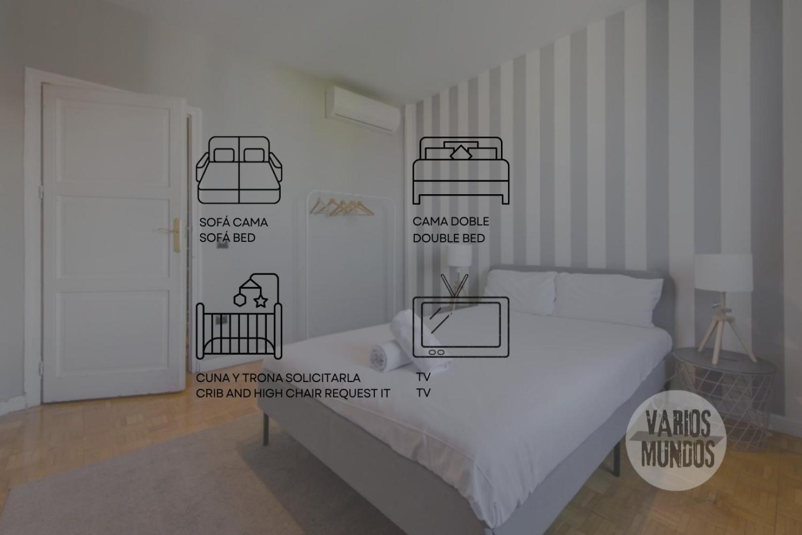 Apartamento De 4Hab En La Latina Con Vistas A Madrid Centro Bagian luar foto