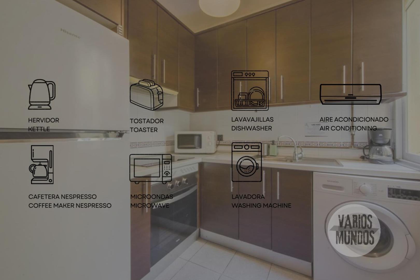 Apartamento De 4Hab En La Latina Con Vistas A Madrid Centro Bagian luar foto